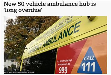 Proposed ambulance hub
